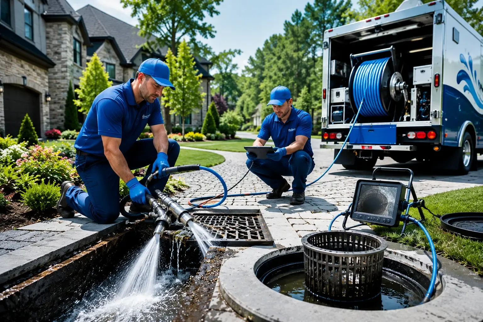 Local outdoor drain cleaning professionals in Melvern, KS